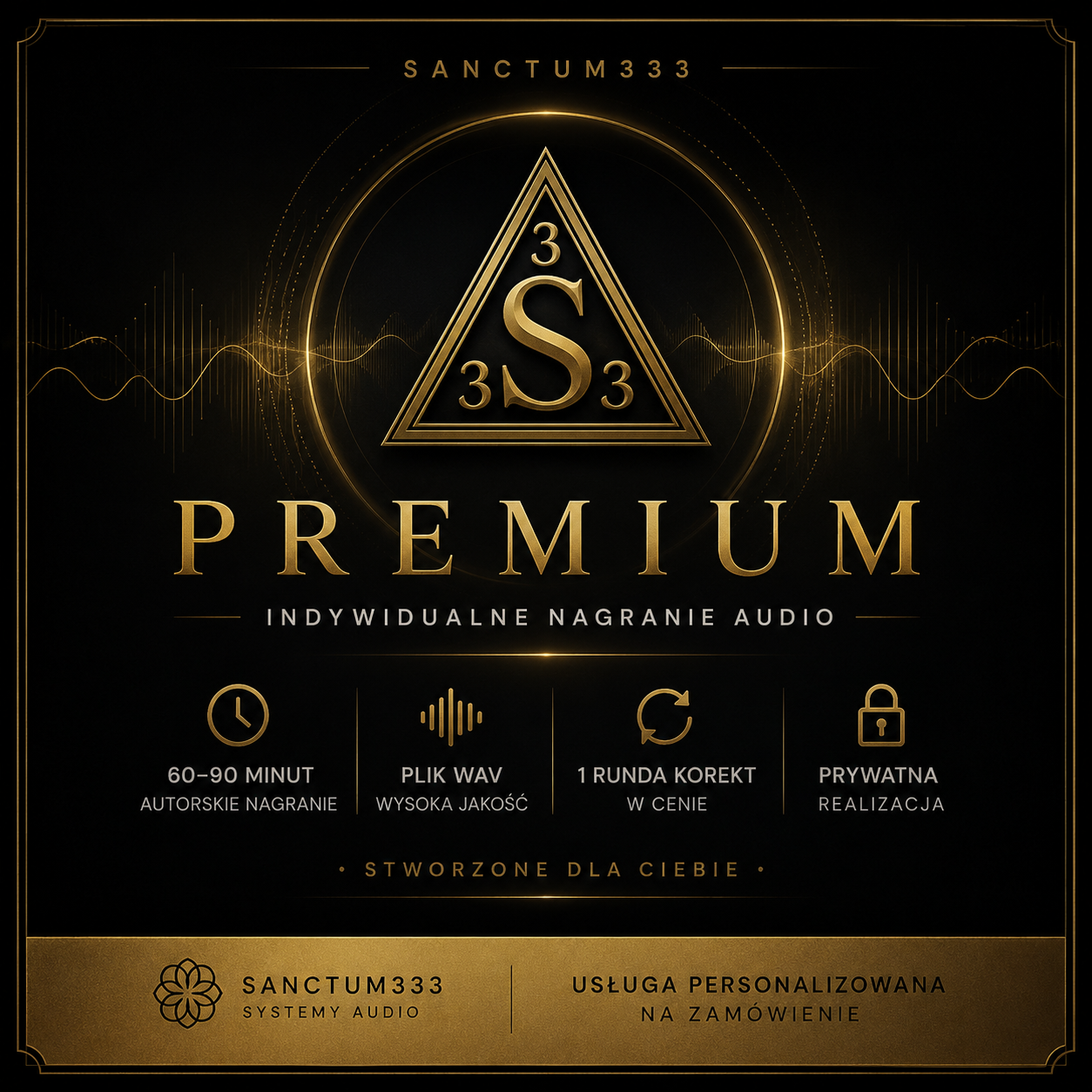 Sanctum333 Premium | Indywidualne nagranie audio
